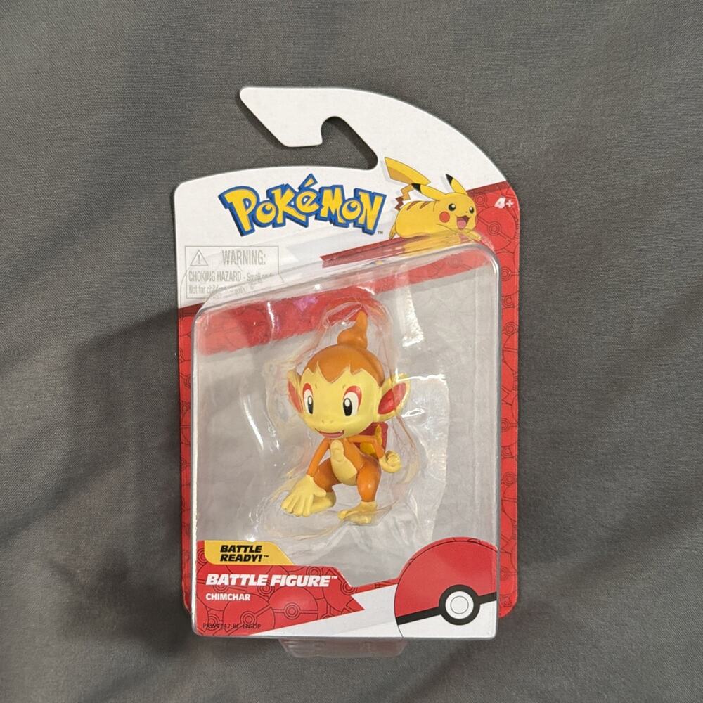🔥Pokemon Battle Ready! Chimchar Battle Figure Pack BNWT🔥